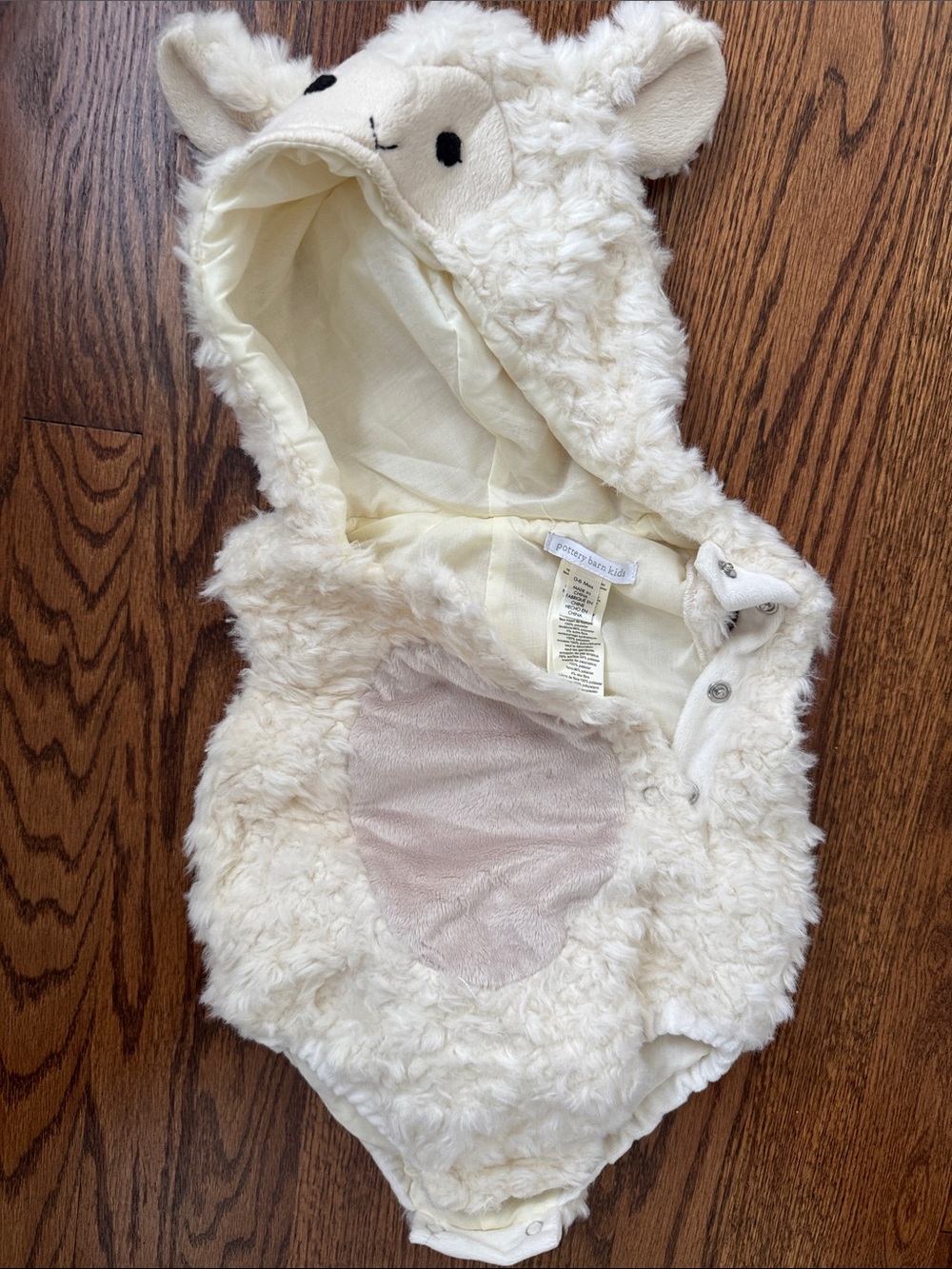 PB kids 0-6m lamb costume